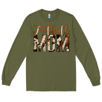 Army Green football mom Long Sleeve Tee - Jasminsmagicworld
