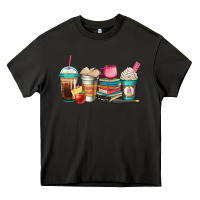 Asphalt teacher fuel coffee cups Heavy Core Tee - Jasminsmagicworld