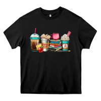 Black teacher fuel coffee cups Heavy Core Tee - Jasminsmagicworld