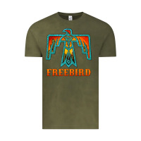Vintage Olive thunderbird freebird Vintage Tee - JahusDesignShop