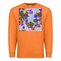 Carrot stars and sunflowers seamless pattern Premium Sweatshirt - FaDigitalArtStudio
