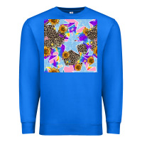 True Royal stars and sunflowers seamless pattern Premium Sweatshirt - FaDigitalArtStudio