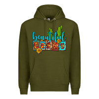 Army Green beautiful crazy olivia Premium Hoodie - OliviaCreatesArt