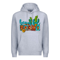 Heather Grey beautiful crazy olivia Premium Hoodie - OliviaCreatesArt