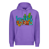 Purple beautiful crazy olivia Premium Hoodie - OliviaCreatesArt