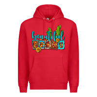 Red beautiful crazy olivia Premium Hoodie - OliviaCreatesArt