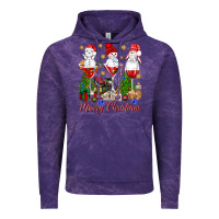 Merry Christmas Wine And Cocktails Vintage Hoodie | Teevron