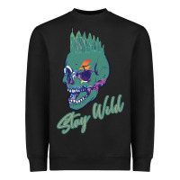 Black Stay Wild Heavyweight Sweatshirt - Bettercallsaul