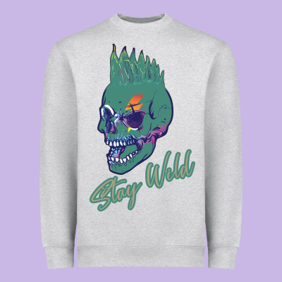 Stay Wild Heavyweight Sweatshirt Designed By Bettercallsaul