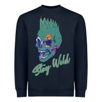 Navy Stay Wild Heavyweight Sweatshirt - Bettercallsaul