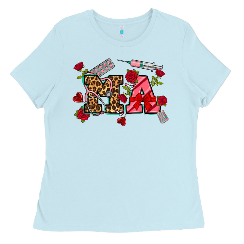 Valentines Day Ma Ladies Tee by NancyCooperArtShop | Teevron