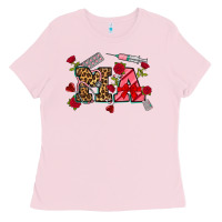 Bubblegum Pink valentines day ma Ladies Tee - NancyCooperArtShop