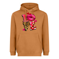 Meerkat Western love lips Heavyweight Hoodie - FaDigitalArtStudio