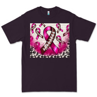 Plum breast cancer american football ribbon Premium Tee - NancyCooperArtShop