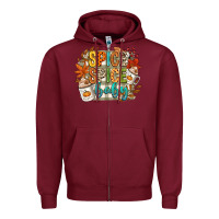 Burgundy spice spice baby Zipper Hoodie - CowGirlArtShop
