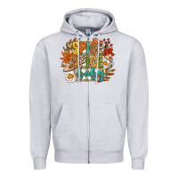 Heather Grey spice spice baby Zipper Hoodie - CowGirlArtShop