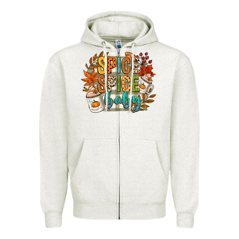 Spice Spice Baby Zipper Hoodie by CowGirlArtShop | Teevron