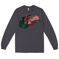 Smoke leopard flowers cowboy hat Long Sleeve Tee - Jasminsmagicworld