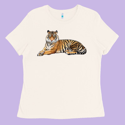 Tiger Ladies Tee Designed By Lillyallendesigns