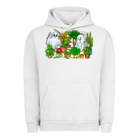 Pigment Lunar Rock Spooky Plants Urban Hoodie - CowhideDigitalArt
