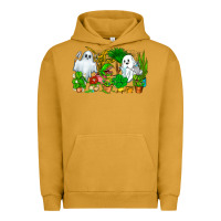 Pigment Peanut Butter Spooky Plants Urban Hoodie - CowhideDigitalArt