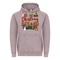 Vintage Zinc Official Christmas baking team Vintage Hoodie - NancyCooperArtShop