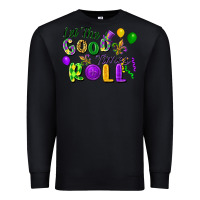 Black Let the good times roll Premium Sweatshirt - FaDigitalArtStudio