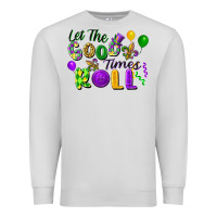 Dove Grey Let the good times roll Premium Sweatshirt - FaDigitalArtStudio