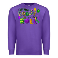 Purple Let the good times roll Premium Sweatshirt - FaDigitalArtStudio