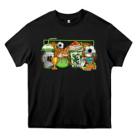 Black soccer coffee Heavy Core Tee - Jasminsmagicworld