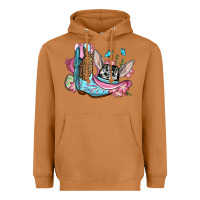 Meerkat Easter cowboy boots hat Heavyweight Hoodie - OliviaCreatesArt