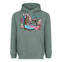 Sage Easter cowboy boots hat Heavyweight Hoodie - OliviaCreatesArt