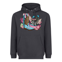Smoke Easter cowboy boots hat Heavyweight Hoodie - OliviaCreatesArt