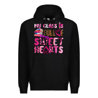 Black my class is full of sweet hearts olivia Premium Hoodie - OliviaCreatesArt