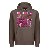 Coffee my class is full of sweet hearts olivia Premium Hoodie - OliviaCreatesArt