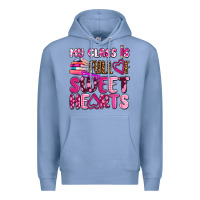 Colony Blue my class is full of sweet hearts olivia Premium Hoodie - OliviaCreatesArt