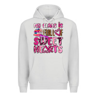 Dove Grey my class is full of sweet hearts olivia Premium Hoodie - OliviaCreatesArt