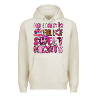 Oatmeal Heather my class is full of sweet hearts olivia Premium Hoodie - OliviaCreatesArt