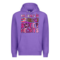 Purple my class is full of sweet hearts olivia Premium Hoodie - OliviaCreatesArt