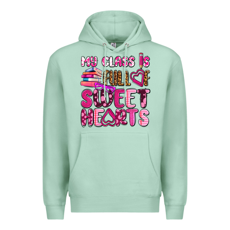 My Class Is Full Of Sweet Hearts Olivia Premium Hoodie by OliviaCreatesArt | Teevron