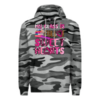 Slate Camo my class is full of sweet hearts olivia Premium Hoodie - OliviaCreatesArt