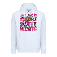 White my class is full of sweet hearts olivia Premium Hoodie - OliviaCreatesArt
