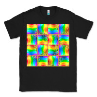 Black Pride lgbtq flag and leopard with glitter seamless Classic Tee - BundleAndBundleShop