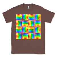 Chestnut Pride lgbtq flag and leopard with glitter seamless Classic Tee - BundleAndBundleShop