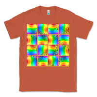 Pride Lgbtq Flag And Leopard With Glitter Seamless Classic Tee | Teevron