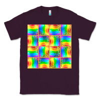 Plum Pride lgbtq flag and leopard with glitter seamless Classic Tee - BundleAndBundleShop