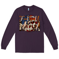 Plum football mom Long Sleeve Tee - Jasminsmagicworld