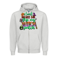 Dove Grey dont make me flip my witch switch Zipper Hoodie - CowGirlArtShop