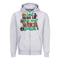 Heather Grey dont make me flip my witch switch Zipper Hoodie - CowGirlArtShop