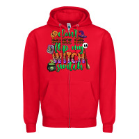Red dont make me flip my witch switch Zipper Hoodie - CowGirlArtShop